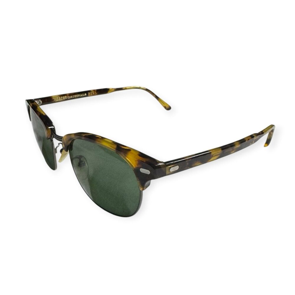 Moscot Originals Yukel Sunglasses Havana‎ Gun 51mm Tortoise Gunmetal Half Rim